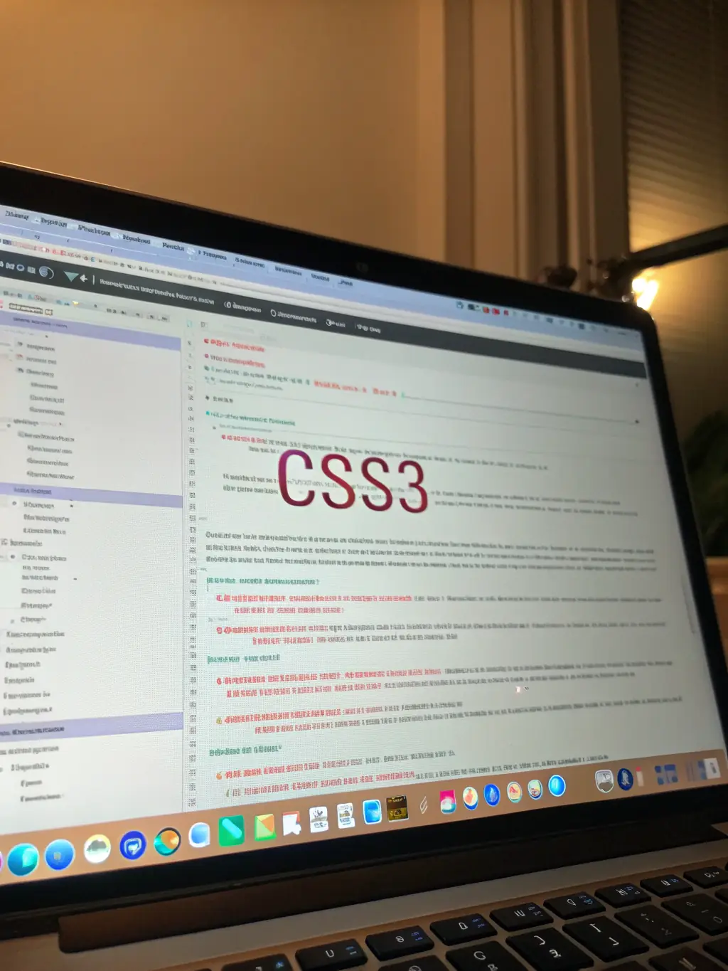 An image of a CSS stylesheet, showcasing different selectors, properties, and values, used to demonstrate the styling capabilities of CSS.